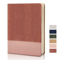 100% garantie de satisfaction A6 taille bleu marine cuir tendance agendas personnaliser couverture avant planificateur A5 cahier couverture souple