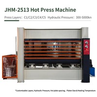 Presse à chaud multicouche personnalisable, presse à chaud hydraulique pour le travail du bois, pour le contreplaqué, le placage de portes en bois