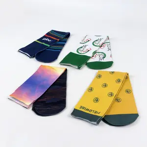 Высококачественные недорогие модные персонализированные рекламные смешные картонные носки