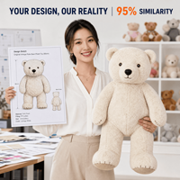 Peluche Ours Polaire Classique Vintage Originale (80cm) – Vente en Gros, Commande en Gros d'Animaux en Peluche, Jouet Doux, Personnage, Mascotte ODM