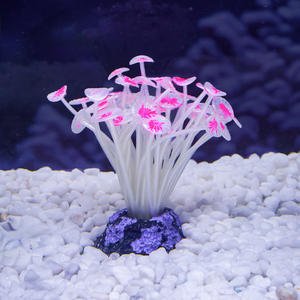 Venta directa del fabricante Colorido Seta de silicona de tres puntas Coral simulado Paisajismo <span class=keywords><strong>Pecera</strong></span> Ornamento Decoración de acuario - Product Image 4