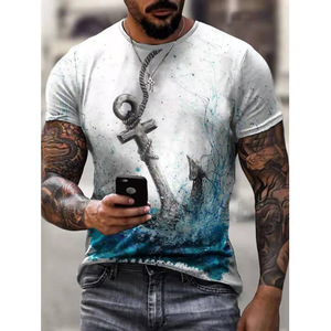 T-<span class=keywords><strong>shirt</strong></span> all'ingrosso di nuova moda, personalizzata con il cantante <span class=keywords><strong>Tupac</strong></span>, stile hip hop, a maniche corte, in poliestere, stampa 3D. - Product Image 6