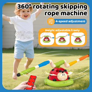 Zhorya 4 Trong 1 Thể Thao Trò Chơi Giải Trí RC Ladybug Máy Thiết Lập Đồ Chơi Rocket Launcher & Vòng Toss Trò Chơi Nhảy Đồ Chơi - Product Image 3