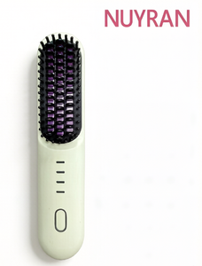 Peigne lisseur sans fil portable, rechargeable par USB, mini brosse lissante pour <span class=keywords><strong>cheveux</strong></span>, <span class=keywords><strong>appareil</strong></span> de coiffage et de bouclage - Product Image 5