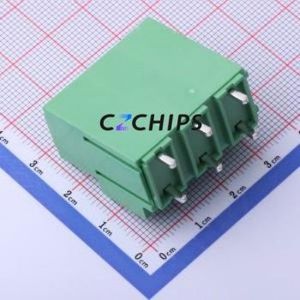 DB135-10.16-3P-GN-P Screw Terminal Block Through hole Component (THT),P=10.16mm Connector 1x3P 10.16mm Green Through Hole - Product Image 2