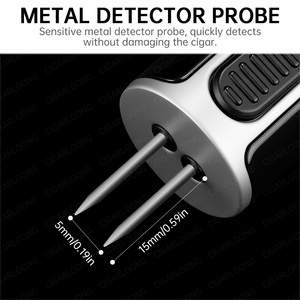 Hygromètre professionnel pour cigares, type sonde, recharge USB - Product Image 4
