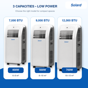 Climatiseur solaire portable 24V DC Solard 7000/<span class=keywords><strong>9000</strong></span>/<span class=keywords><strong>12000</strong></span> <span class=keywords><strong>BTU</strong></span>, faible consommation, tout-en-un, refroidissement et chauffage, pour camping-car et utilisation hors réseau - Product Image 3