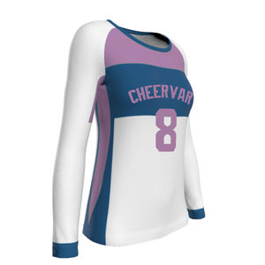 Bayan Allover baskılı voleybol formalar yüceltilmiş uzun kollu voleybol gençlik için giymek - Product Image 4