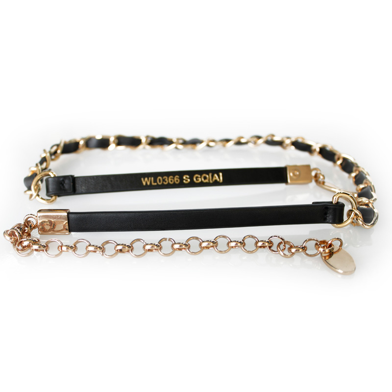 Регулируемые женские ремни в стиле панк из искусственной кожи с металлическим крючком и цепочкой для джинсов и платьев