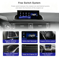 Écran Android 13 de 10,25 pouces pour Lexus CT200H 2011-2019, système multimédia automobile, Carplay, 4G, MP4, Bluetooth, GPS intégré, aide au recul