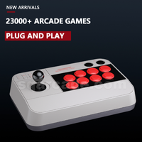 Boîte de jeu d'arcade rétro Super Console Console de jeu vidéo d'arcade avec 23000 jeux Support multi-plateforme 3D Joystick 8 boutons