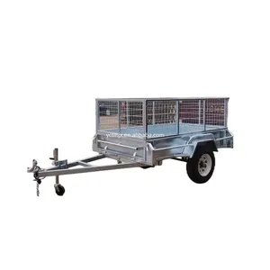 7C-2 type galvanized two rounds of tipping single axle trailer tractor tractor load of practical single axle trailer