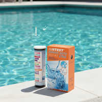 Bandelettes de test d'eau potable 17-en-1 sans détection de NO, kit d'analyse de la qualité de l'eau pH 6.2-8.4, test de bactéries pour la sécurité de l'eau du robinet 80x5mm