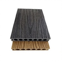 Planches de terrasse en WPC imperméables, composite bois-plastique pour extérieur, sol de terrasse de jardin, revêtement de sol de terrasse provenant de l'usine