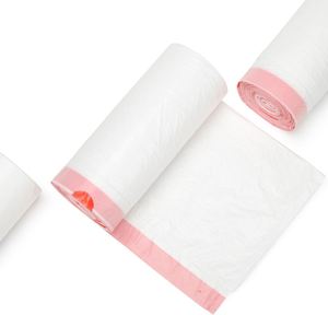 Wholesale Custom Printed HDPE Plastic Waste Rubbish <b>Bags</b> in Rolls 13 Gallon Garbage Trash <b>Bags</b> Draw <b>String</b> ISO9001 Certified - Product Image 3