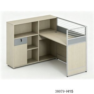 Escritorio Ejecutivo Moderno de Madera con Gabinete de Almacenamiento 38079-H28A, Muebles de Oficina Independientes - Product Image 3