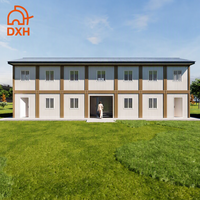 Maison conteneur préfabriquée détachable à installation facile de 20 à 40 pieds Maison en acier préfabriquée mobile à plat