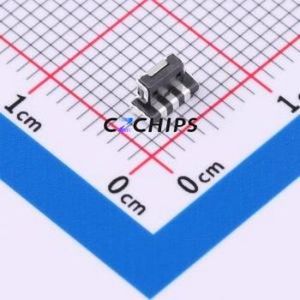 HX TS34CA 160gf Tactile Switch SMD-3P,3.7x3mm Switch Single Pole Single Throw Square Button 1.6N Horizontal Mount - Product Image 1