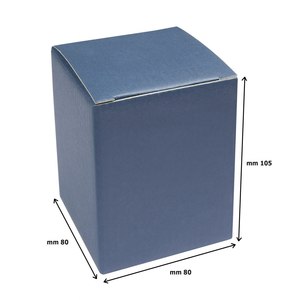 Organisateur de bureau en métal marron « Tower » avec porte-stylos, horloge et calendrier, motif carré, diamètre 70 mm, hauteur 93 mm - Product Image 3