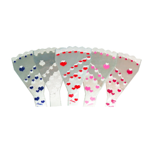 Sacchetto di Bopp di carta da imballaggio di fiori romantici per <span class=keywords><strong>film</strong></span> bopp di regali d'amore - Product Image 3