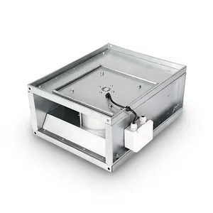 Kipas Saluran Inline Persegi Panjang, Kipas Ventilasi Saluran Logam - Product Image 1
