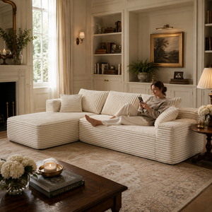 Sofá de Espuma Viscoelástica Comprimida, Sofá Cama sin Estructura, Sofá Modular con Relleno de Esponja, Estilo Interior Moderno - Product Image 1