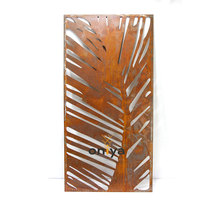 Oniya 90cm Vintage métal artisanat arbre tenture murale Art feuille rouille Surface jardin décoration abstraite pour intérieur extérieur cadeau
