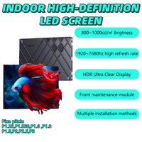 Nuevo Panel LED para Interiores de Ultra Alta Definición a Todo Color P1.86 P2 P2.5 4K 8K COB SMD para Centros Comerciales y Tiendas Minoristas