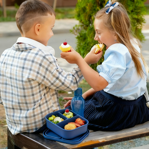 13 Colors to Choose Leak Proof Non Slip Children Bento Box for Kids and Adult Adjustable Removable Food Snack Storage Containers - Product Image 6