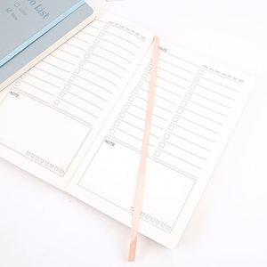 Carnet de notes personnalisé avec logo, couverture rigide en cuir PU A5 B6, carnet d'adresses, carnet de mots de passe, liste de choses à faire - Product Image 4