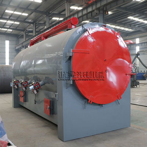 Fourneau de carbonisation horizontal sans fumée pour bûches de bois, ligne complète de production de blocs de charbon de bois pour barbecue - Product Image 2