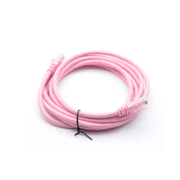 Cable de Conexión Cat5e de Marca Reconocida, Ignífugo, con Clasificación de Color Transparente para Mantenimiento de Equipos
