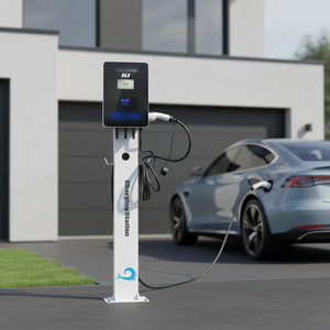 Nouvelle station de recharge murale pour véhicules électriques 32A 7kW 14 220V certifiée CE avec contrôle à distance par application Wifi et prise Type 2 - Product Image 6
