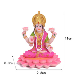 Nouvelle Statue Créative de Bouddha Indien, Table de Sable, Dieu Hindou, Déesse de la <span class=keywords><strong>Montagne</strong></span> enneigée, Artisanat en Résine Fait Main, Écologique, Diwali - Product Image 4