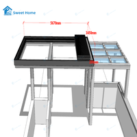 Pergola Bioclimatique Motorisée en Aluminium Sweet Home, à Lamelles Orientables, Instantanée et Pliante, 10x12, Étanche, Résistante au Vent, Écologique, Design Moderne