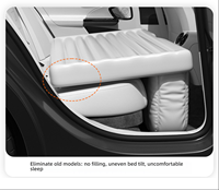 Matelas pneumatique électrique transfrontalier pour voiture, pliable et universel, pour siège arrière de voiture, idéal pour le voyage