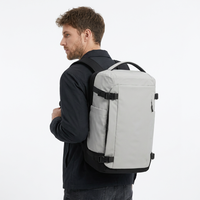Sac à dos de voyage d'affaires multi-poches à grande capacité, personnalisé en usine, avec compartiment pour ordinateur portable à clapet, pour l'extérieur