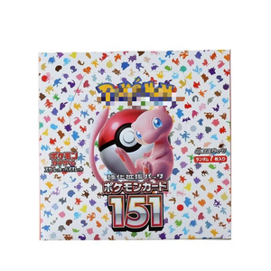 Boîte <span class=keywords><strong>de</strong></span> présentation officielle à 100 % du Pokémon TCG japonais « Pokémon Card 151 » - 7 <span class=keywords><strong>cartes</strong></span> par paquet (20 paquets au total) - Product Image 1