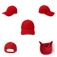 Casquettes vierges 6 panneaux de qualité supérieure avec logo personnalisé, casquettes de baseball en coton brodé, casquettes de sport, chapeaux de golf