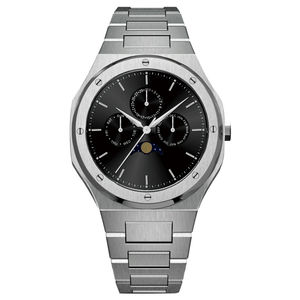 Orologio da polso cronografo da uomo montre femme Moment beauty moon phase cronometro semplice per il tempo libero - Product Image 2