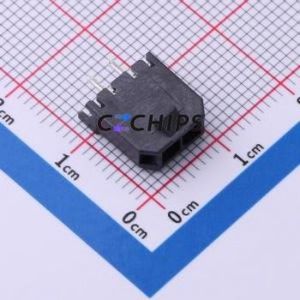 436500227 Wire-to-Board Pin Header Through hole Component (THT),P=3mm Connector 1x2P 3mm Through Hole Micro-Fit (MX 3.0) - Product Image 1