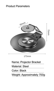 <span class=keywords><strong>Support</strong></span> de projecteur en métal rotatif à 360 degrés maison mural poinçonnage Stable C1Air M1 <span class=keywords><strong>support</strong></span> filetage trou Stock acier - Product Image 6