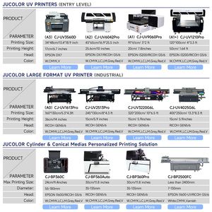 병 실린더 UV 프린터 맞춤형 인쇄 엡손 브랜드 프린트 헤드 실린더 병 UV 프린터 - Product Image 6