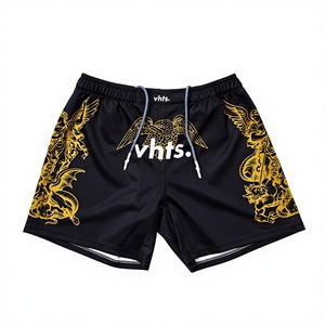 High Quality Custom Unisex Muay Thai MMA Kickboxing Jit Jitsu <b>Grappling</b> <b>Shorts</b> Heat-Transfer Printed Stretch Light Weight Quick - Product Image 3