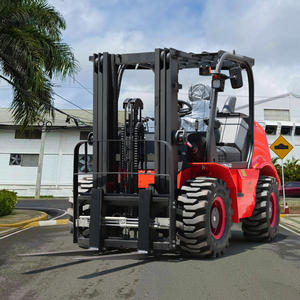 Gran oferta, carretilla elevadora diésel de 4 ruedas, todoterreno carretilla elevadora de 3,5 toneladas, nueva carretilla elevadora personalizada para uso al aire libre con motor EPA Euro 5 - Product Image 4