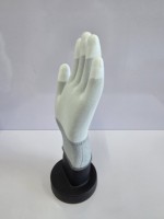 Gants de sécurité en polyester enduits de PU blanc pour la manipulation d'électronique et l'industrie légère