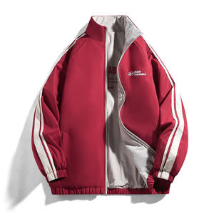 Giacca a Vento Primaverile Reversibile Unisex di Alta Qualità, Nuovo Design Alla Moda con Ricamo Frontale, Vendita All'Ingrosso del Produttore - Product Image 1