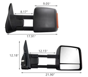 XMAXVISION 2007-2017 para Retrovisor Lateral de Puerta con Calefacción, Luz de Señal de Giro, Luz de Posición, Negro, Nuevo, 1 Año de Garantía - Product Image 2