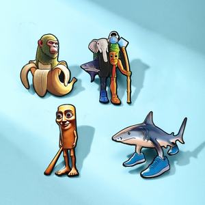 Broche Personalizado <span class=keywords><strong>de</strong></span> Dibujos Animados, Insignia <span class=keywords><strong>de</strong></span> <span class=keywords><strong>Juego</strong></span>, Decoración para Mochila, Imagen <span class=keywords><strong>de</strong></span> Meme Divertida, Insignia <span class=keywords><strong>de</strong></span> Metal Ecológica - Product Image 1