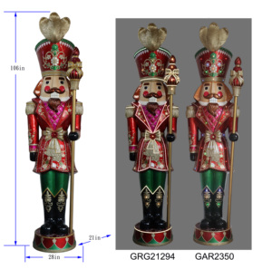 Estatuas Grandes de Resina para Exterior de Navidad <span class=keywords><strong>Cascanueces</strong></span> Soldado Natividad LED <span class=keywords><strong>Gigante</strong></span> de 14 Pies de Resina a Tamaño Real - Product Image 3